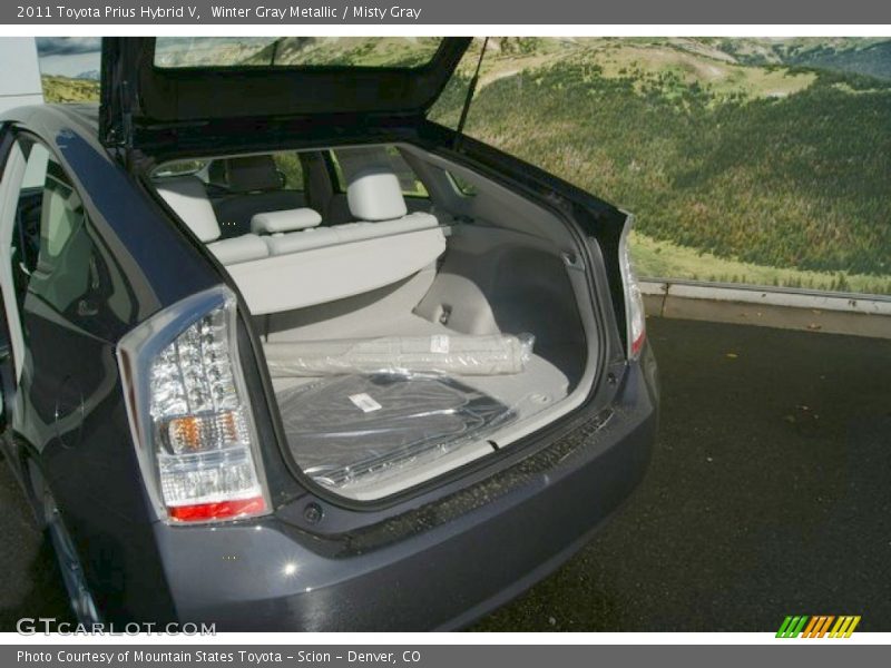 Winter Gray Metallic / Misty Gray 2011 Toyota Prius Hybrid V