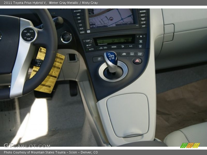 Winter Gray Metallic / Misty Gray 2011 Toyota Prius Hybrid V