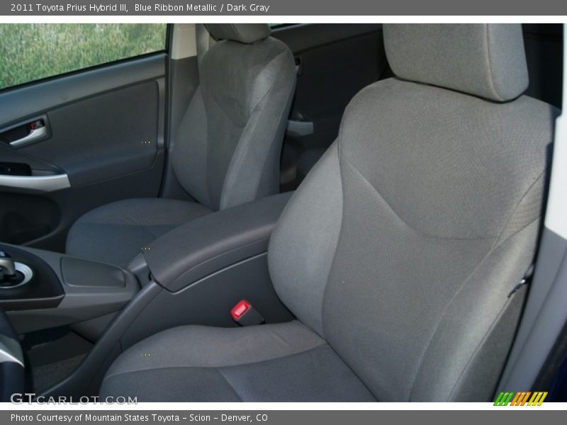 Blue Ribbon Metallic / Dark Gray 2011 Toyota Prius Hybrid III