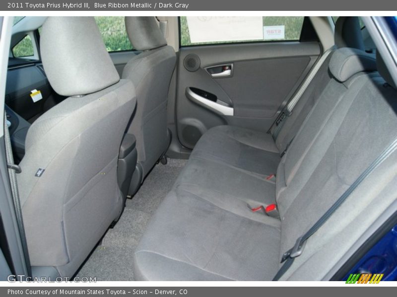 Blue Ribbon Metallic / Dark Gray 2011 Toyota Prius Hybrid III