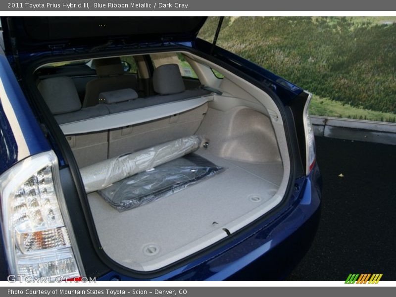 Blue Ribbon Metallic / Dark Gray 2011 Toyota Prius Hybrid III