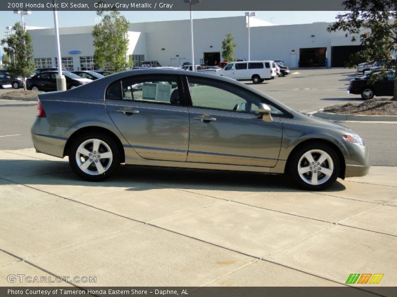 Galaxy Gray Metallic / Gray 2008 Honda Civic EX Sedan