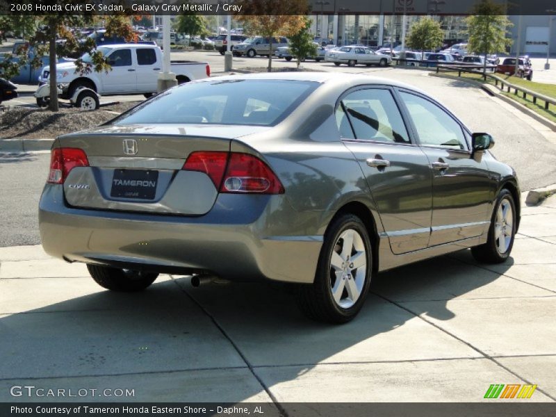 Galaxy Gray Metallic / Gray 2008 Honda Civic EX Sedan