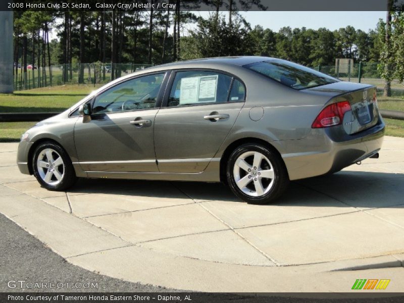 Galaxy Gray Metallic / Gray 2008 Honda Civic EX Sedan