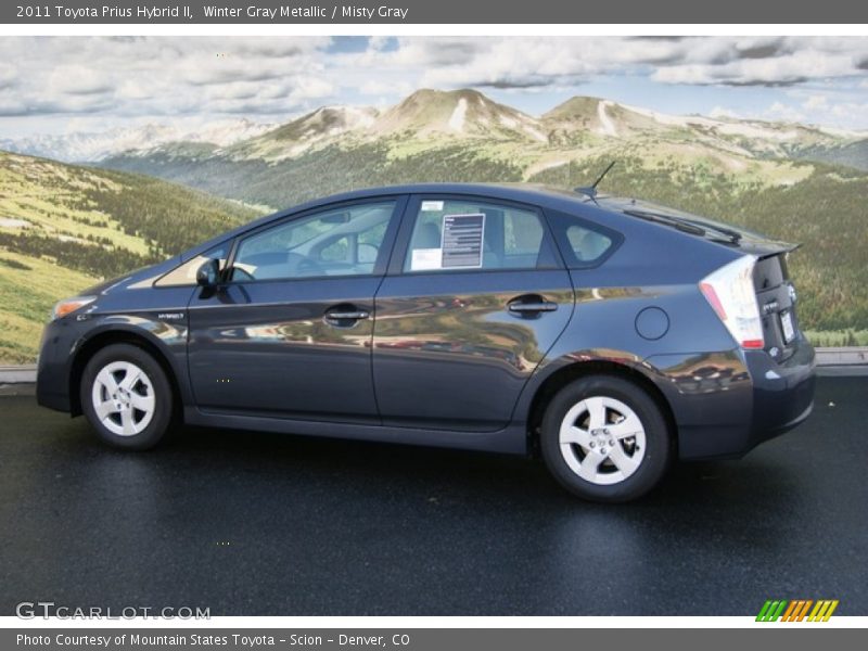 Winter Gray Metallic / Misty Gray 2011 Toyota Prius Hybrid II