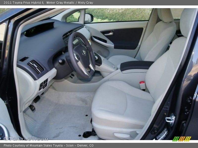 Winter Gray Metallic / Misty Gray 2011 Toyota Prius Hybrid II