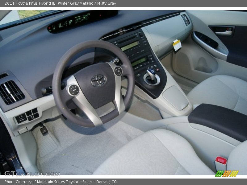 Winter Gray Metallic / Misty Gray 2011 Toyota Prius Hybrid II