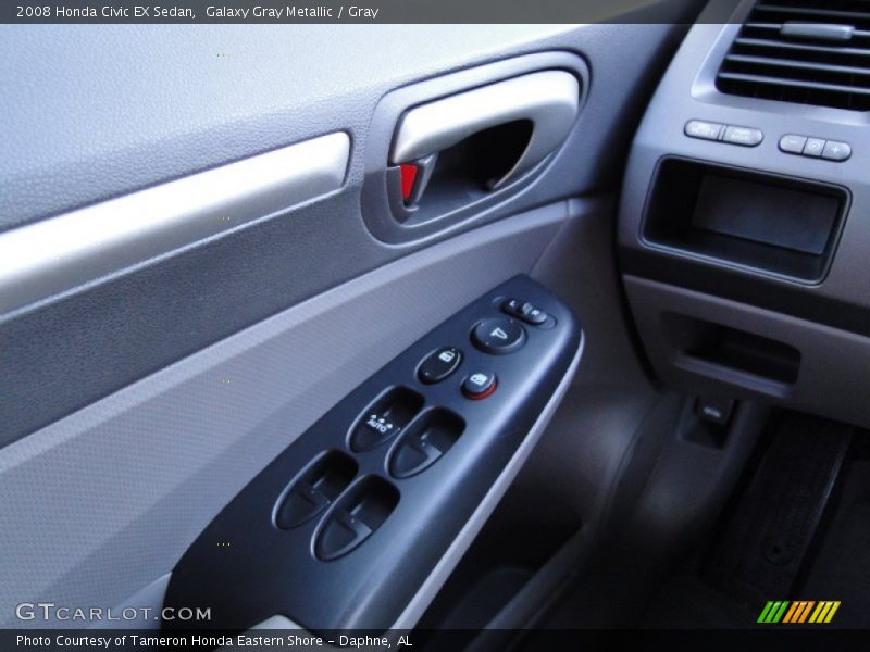 Galaxy Gray Metallic / Gray 2008 Honda Civic EX Sedan