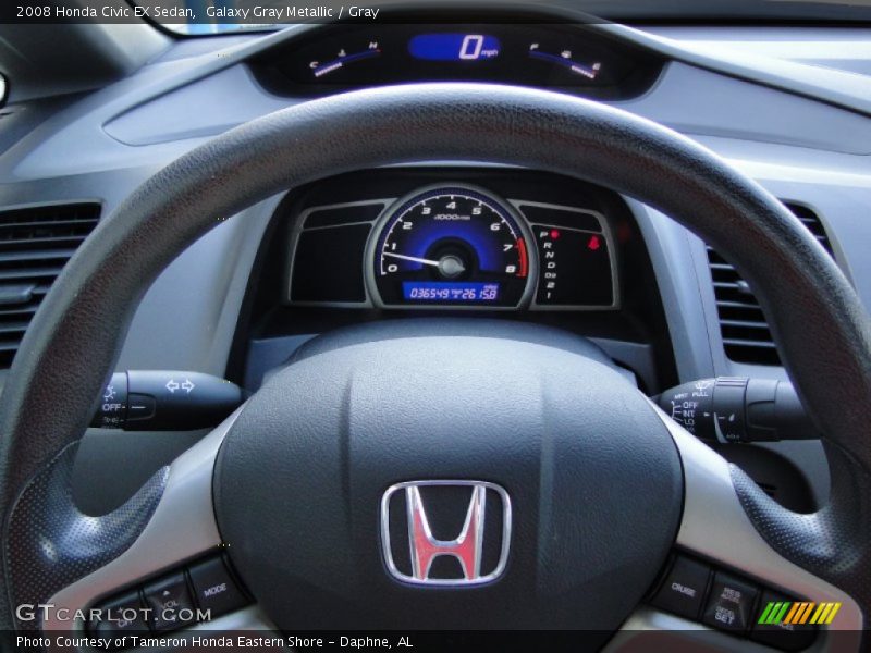 Galaxy Gray Metallic / Gray 2008 Honda Civic EX Sedan