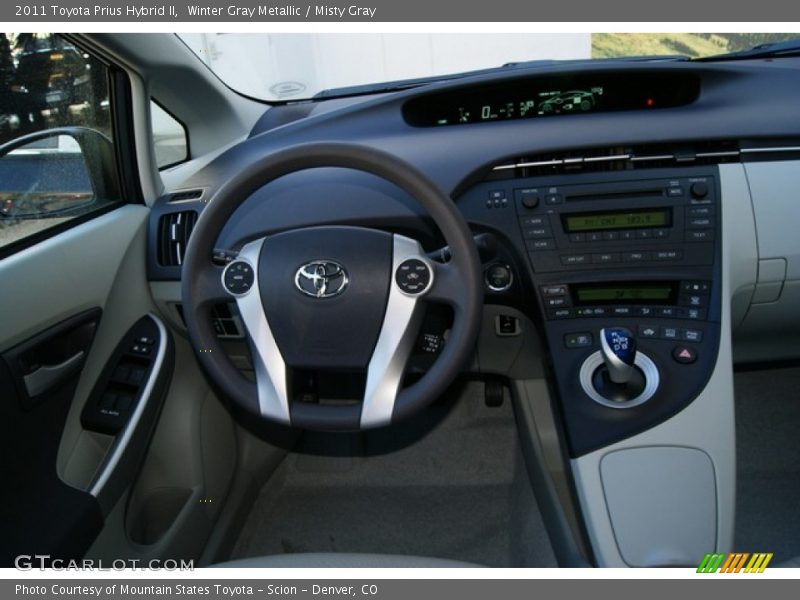 Winter Gray Metallic / Misty Gray 2011 Toyota Prius Hybrid II