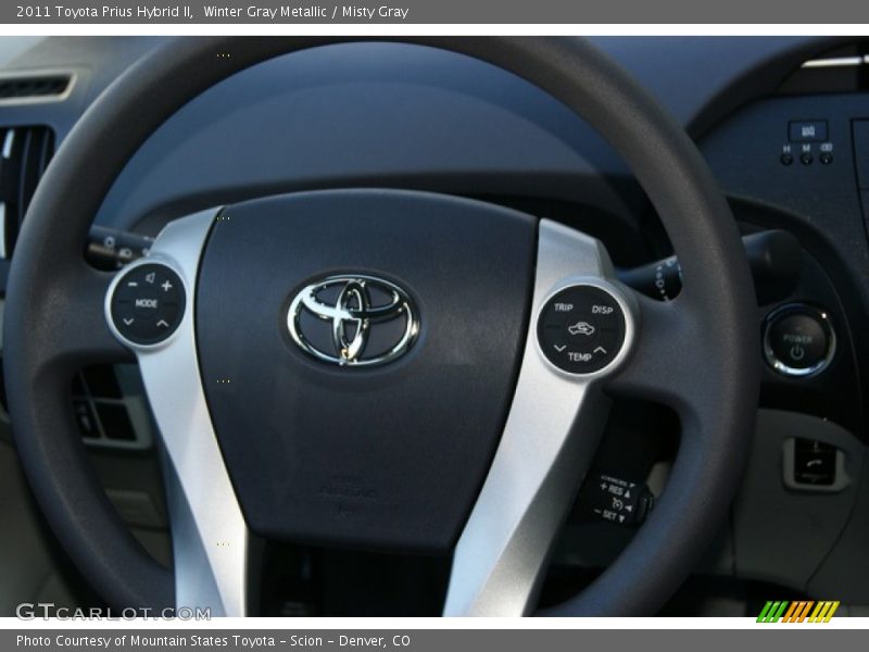 Winter Gray Metallic / Misty Gray 2011 Toyota Prius Hybrid II