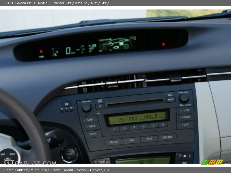 Winter Gray Metallic / Misty Gray 2011 Toyota Prius Hybrid II