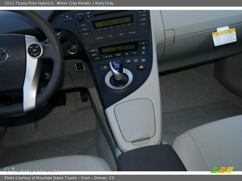 Winter Gray Metallic / Misty Gray 2011 Toyota Prius Hybrid II