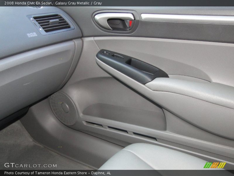 Galaxy Gray Metallic / Gray 2008 Honda Civic EX Sedan