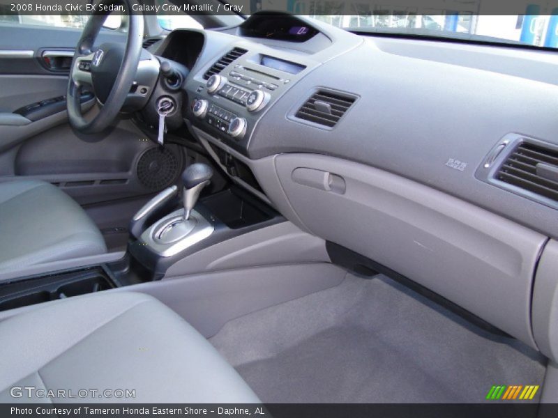 Galaxy Gray Metallic / Gray 2008 Honda Civic EX Sedan