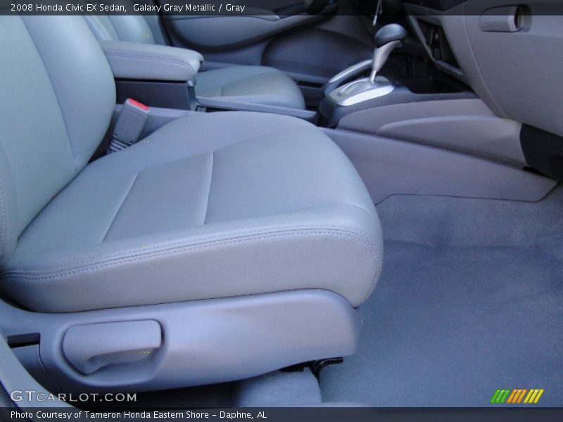 Galaxy Gray Metallic / Gray 2008 Honda Civic EX Sedan