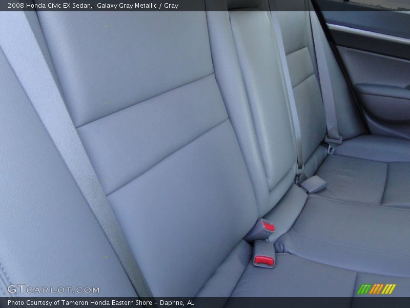 Galaxy Gray Metallic / Gray 2008 Honda Civic EX Sedan