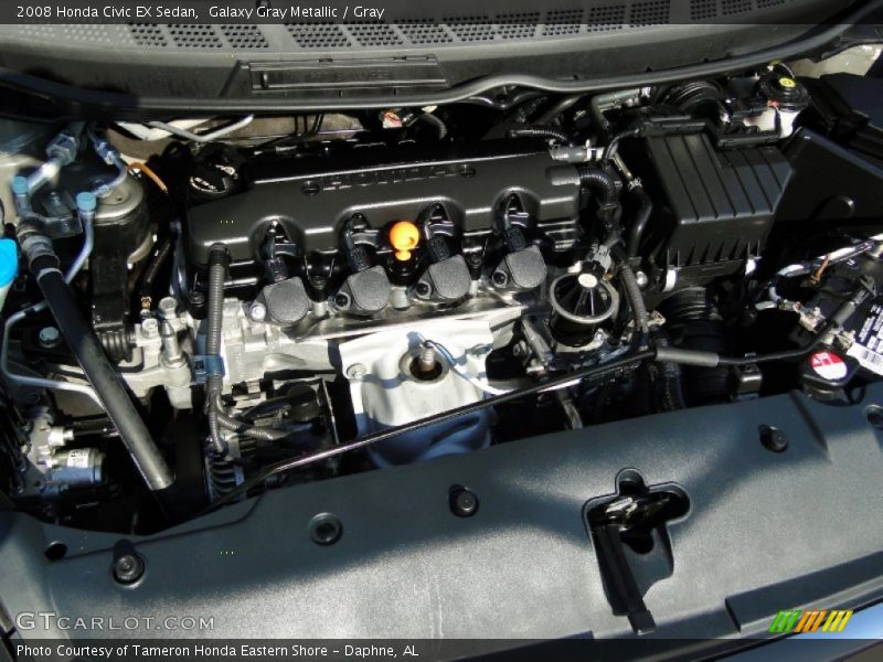 Galaxy Gray Metallic / Gray 2008 Honda Civic EX Sedan