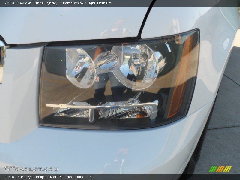 Summit White / Light Titanium 2009 Chevrolet Tahoe Hybrid
