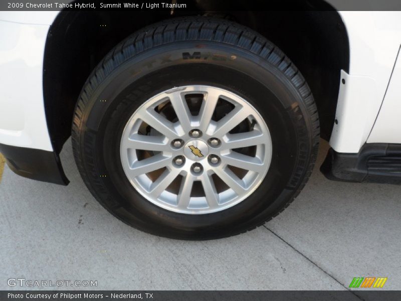 Summit White / Light Titanium 2009 Chevrolet Tahoe Hybrid