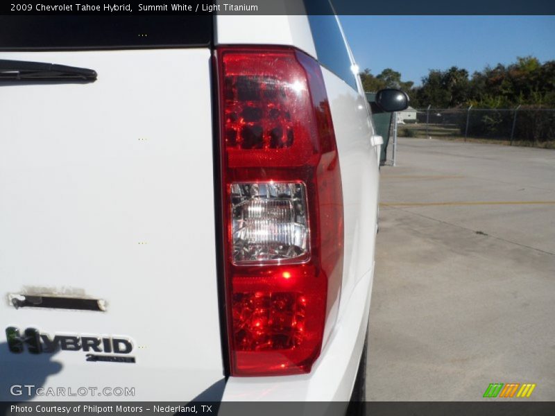 Summit White / Light Titanium 2009 Chevrolet Tahoe Hybrid