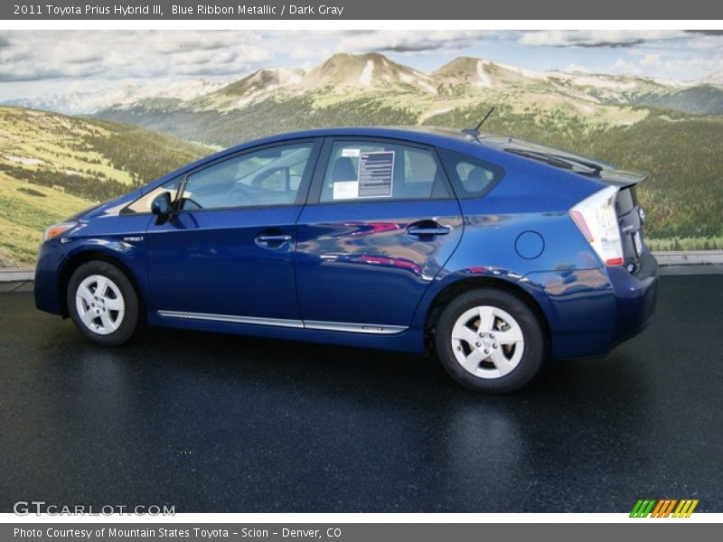 Blue Ribbon Metallic / Dark Gray 2011 Toyota Prius Hybrid III