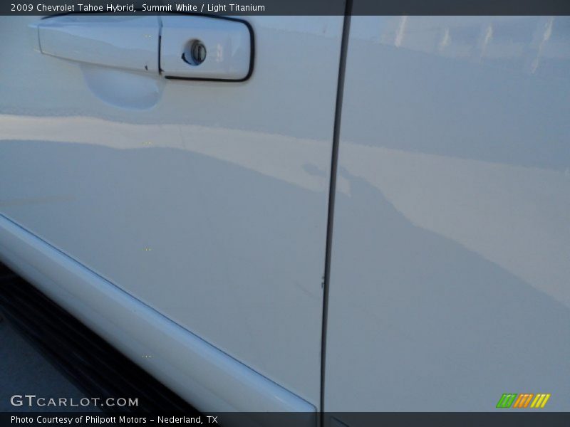 Summit White / Light Titanium 2009 Chevrolet Tahoe Hybrid