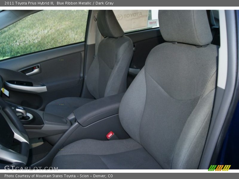 Blue Ribbon Metallic / Dark Gray 2011 Toyota Prius Hybrid III
