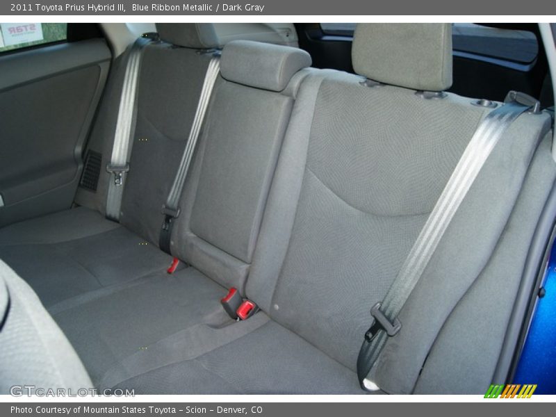 Blue Ribbon Metallic / Dark Gray 2011 Toyota Prius Hybrid III