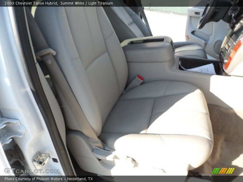 Summit White / Light Titanium 2009 Chevrolet Tahoe Hybrid