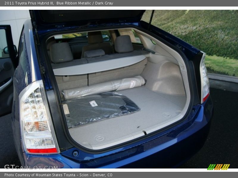 Blue Ribbon Metallic / Dark Gray 2011 Toyota Prius Hybrid III