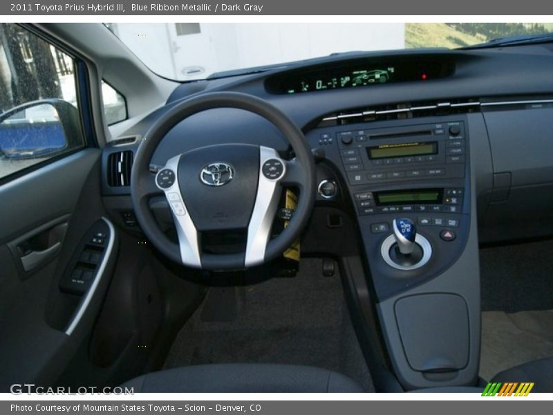 Blue Ribbon Metallic / Dark Gray 2011 Toyota Prius Hybrid III