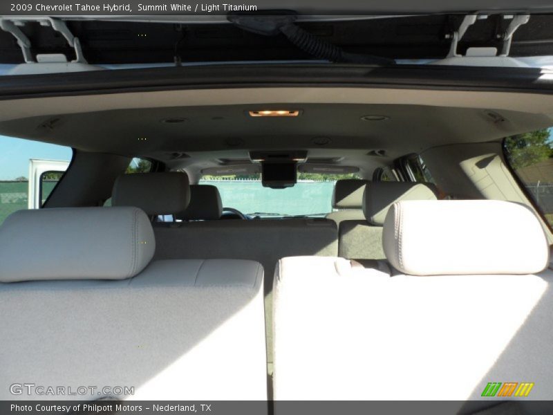 Summit White / Light Titanium 2009 Chevrolet Tahoe Hybrid