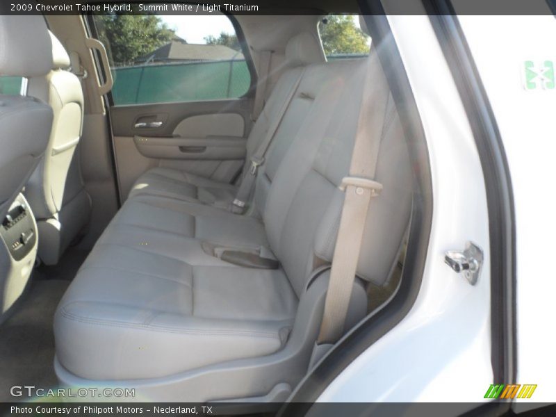 Summit White / Light Titanium 2009 Chevrolet Tahoe Hybrid