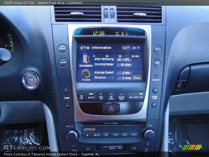 Glacier Frost Mica / Cashmere 2006 Lexus GS 300