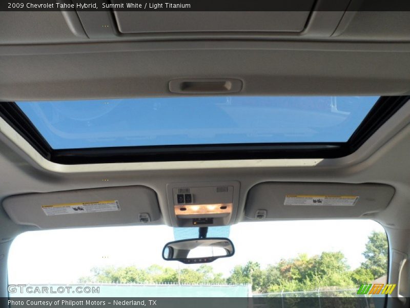 Summit White / Light Titanium 2009 Chevrolet Tahoe Hybrid