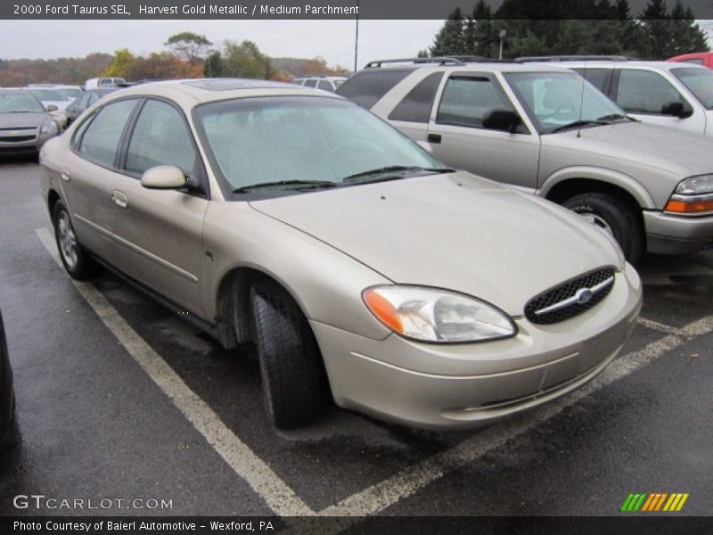 Harvest Gold Metallic / Medium Parchment 2000 Ford Taurus SEL