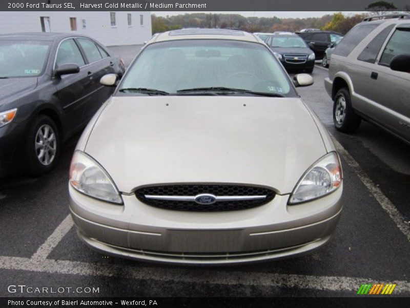 Harvest Gold Metallic / Medium Parchment 2000 Ford Taurus SEL