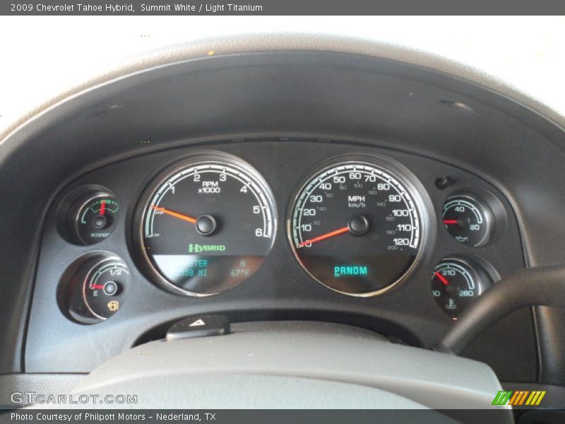  2009 Tahoe Hybrid Hybrid Gauges