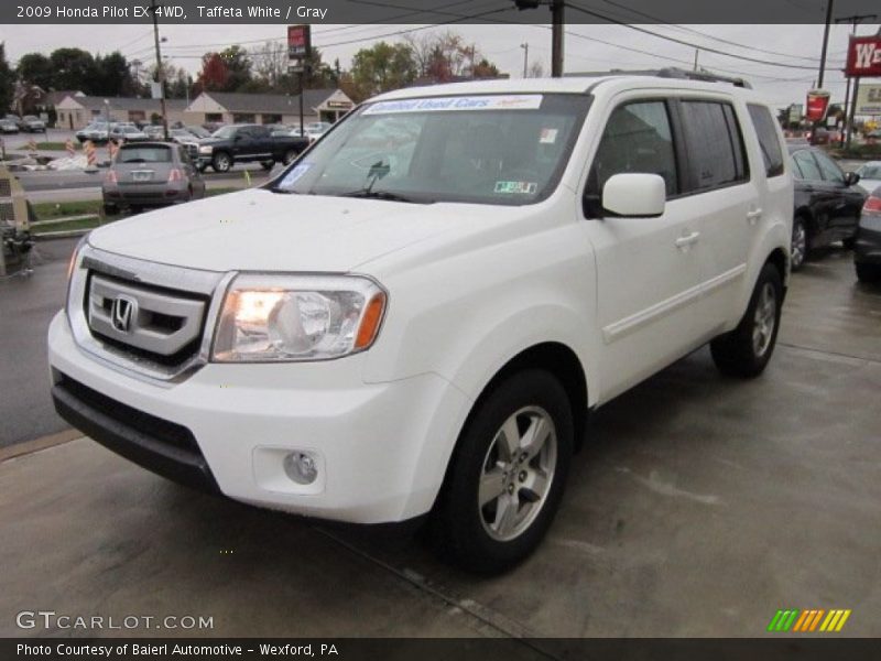 Taffeta White / Gray 2009 Honda Pilot EX 4WD