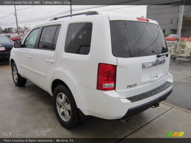 Taffeta White / Gray 2009 Honda Pilot EX 4WD