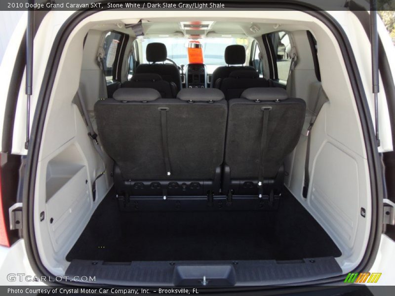 Stone White / Dark Slate Gray/Light Shale 2010 Dodge Grand Caravan SXT