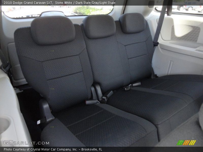 Stone White / Dark Slate Gray/Light Shale 2010 Dodge Grand Caravan SXT