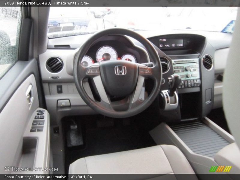 Taffeta White / Gray 2009 Honda Pilot EX 4WD