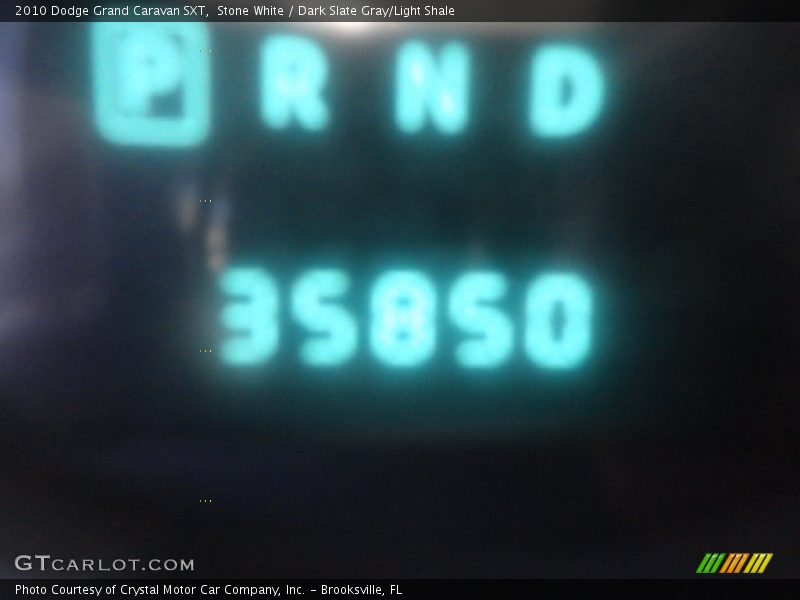 Stone White / Dark Slate Gray/Light Shale 2010 Dodge Grand Caravan SXT