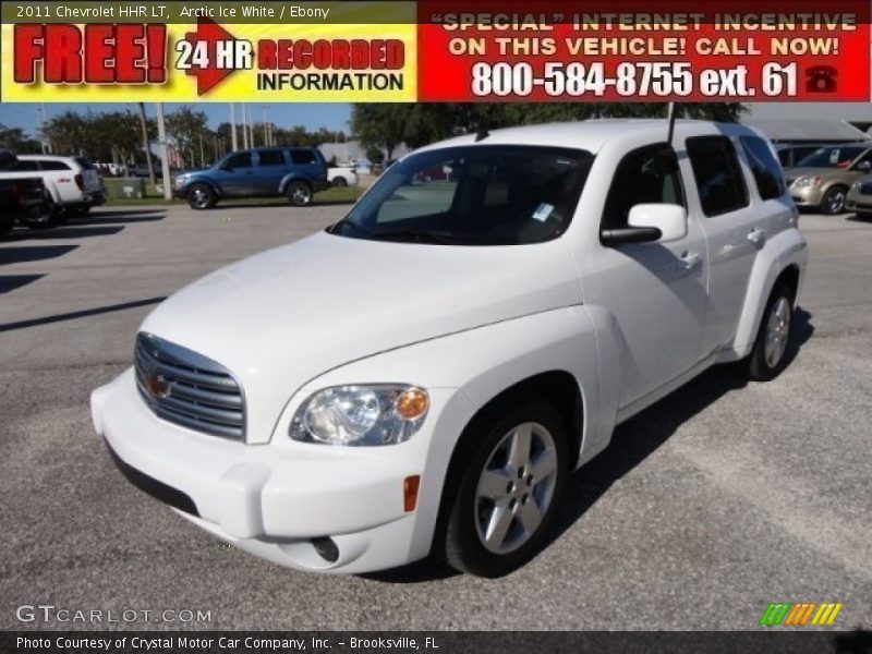 Arctic Ice White / Ebony 2011 Chevrolet HHR LT