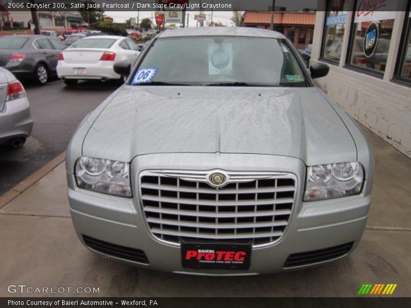 Satin Jade Pearlcoat / Dark Slate Gray/Light Graystone 2006 Chrysler 300