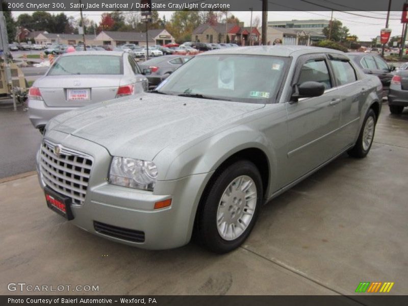 Satin Jade Pearlcoat / Dark Slate Gray/Light Graystone 2006 Chrysler 300