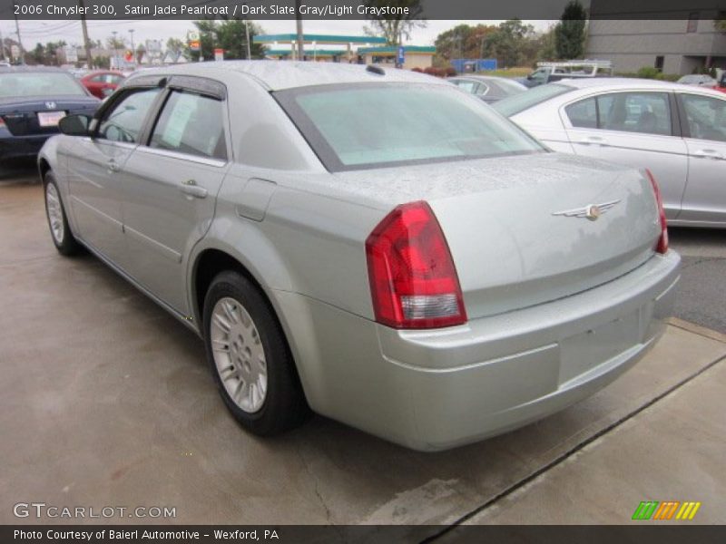 Satin Jade Pearlcoat / Dark Slate Gray/Light Graystone 2006 Chrysler 300