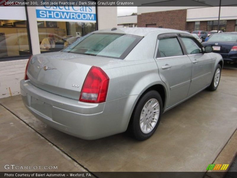 Satin Jade Pearlcoat / Dark Slate Gray/Light Graystone 2006 Chrysler 300